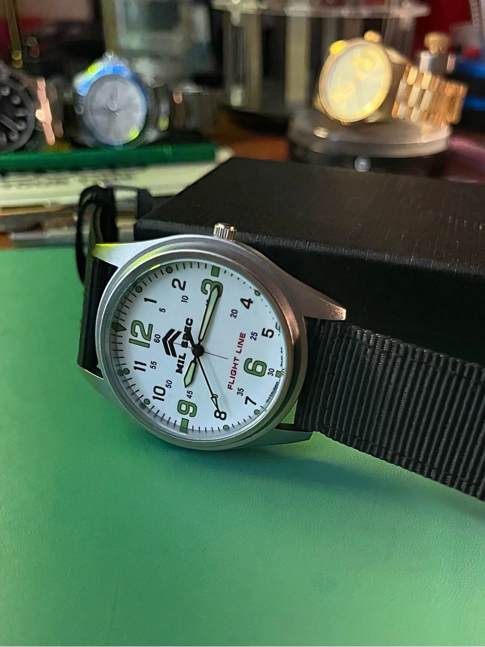 Military Prototype watch, “Flight Line” By Watchdog Time Co.